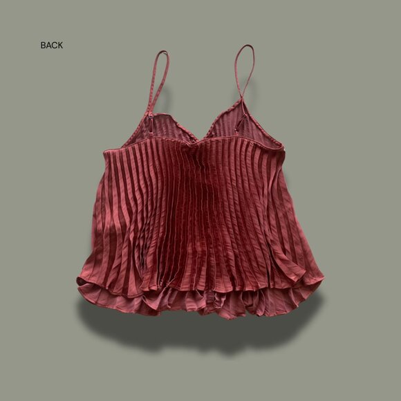 Copper Pleated Tank - Picture 4 of 4